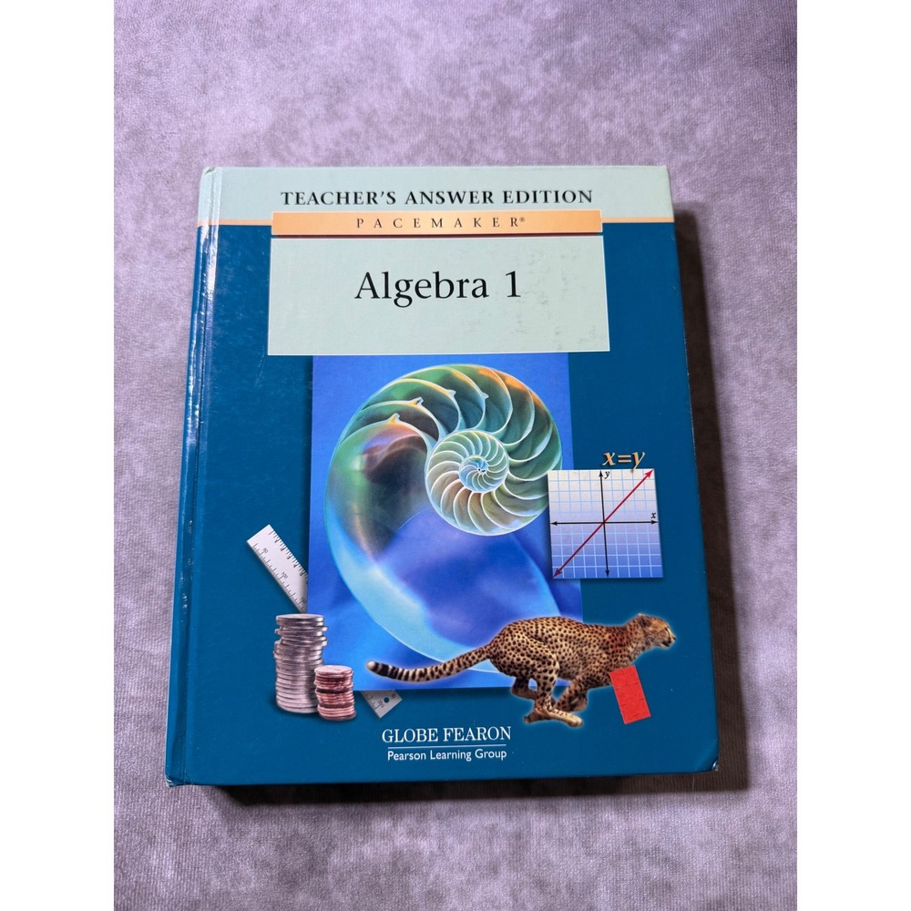 Pacemaker Algebra 1 Teacher's Answer Edition Globe Fearon Pearson 0130236306